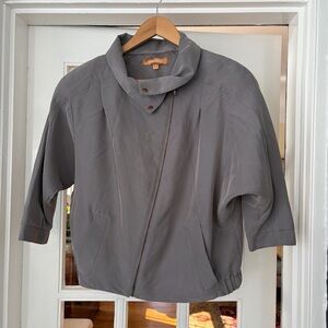 Ellen Tracy Charcoal Utility Jacket